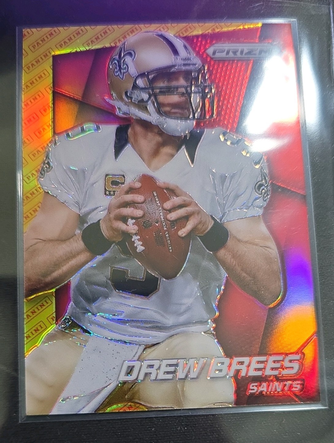 2014 Prizm Drew Brees Logo #191 Saints