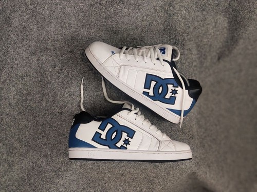 DC Net Court Graffik Logo Leder Oversized Sneaker Vintage Y2K