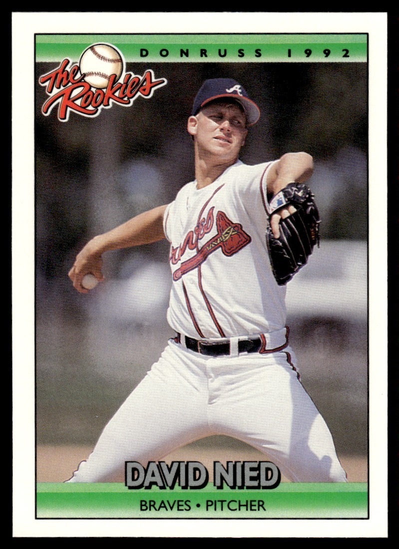 1992 Donruss The Rookies David Nied Rookie #86