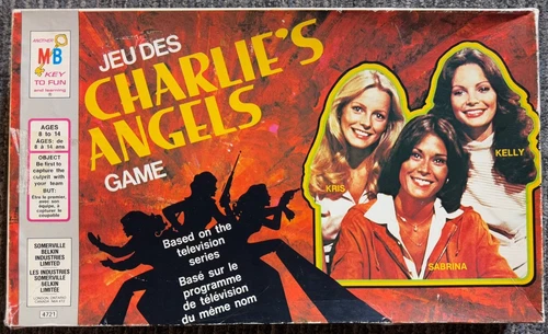 VTG 1977 Charlie's Angels Game Milton Bradley Board Game Complete CIB VGC W Kris