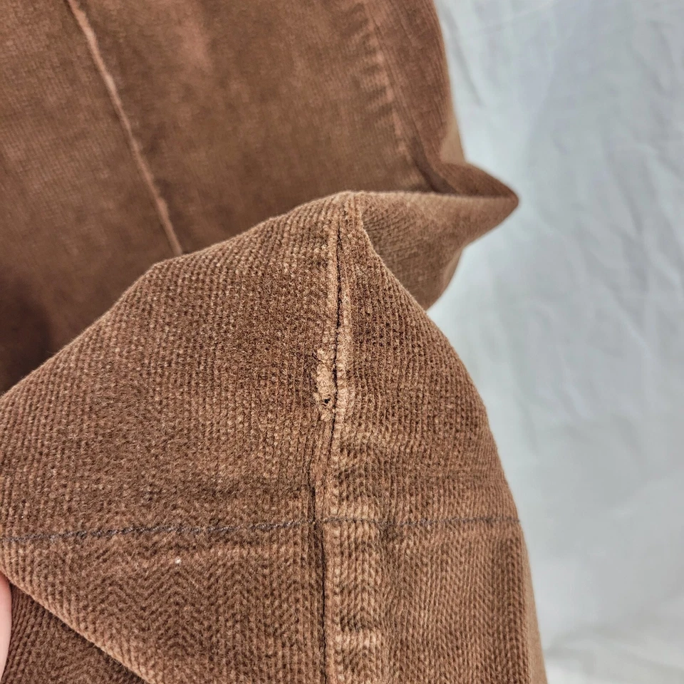 Billabong Brown Corduroy Pants Womens Flaired Low-Rise 90s Y2K Size 3 30" Waist - Image 2 of 4