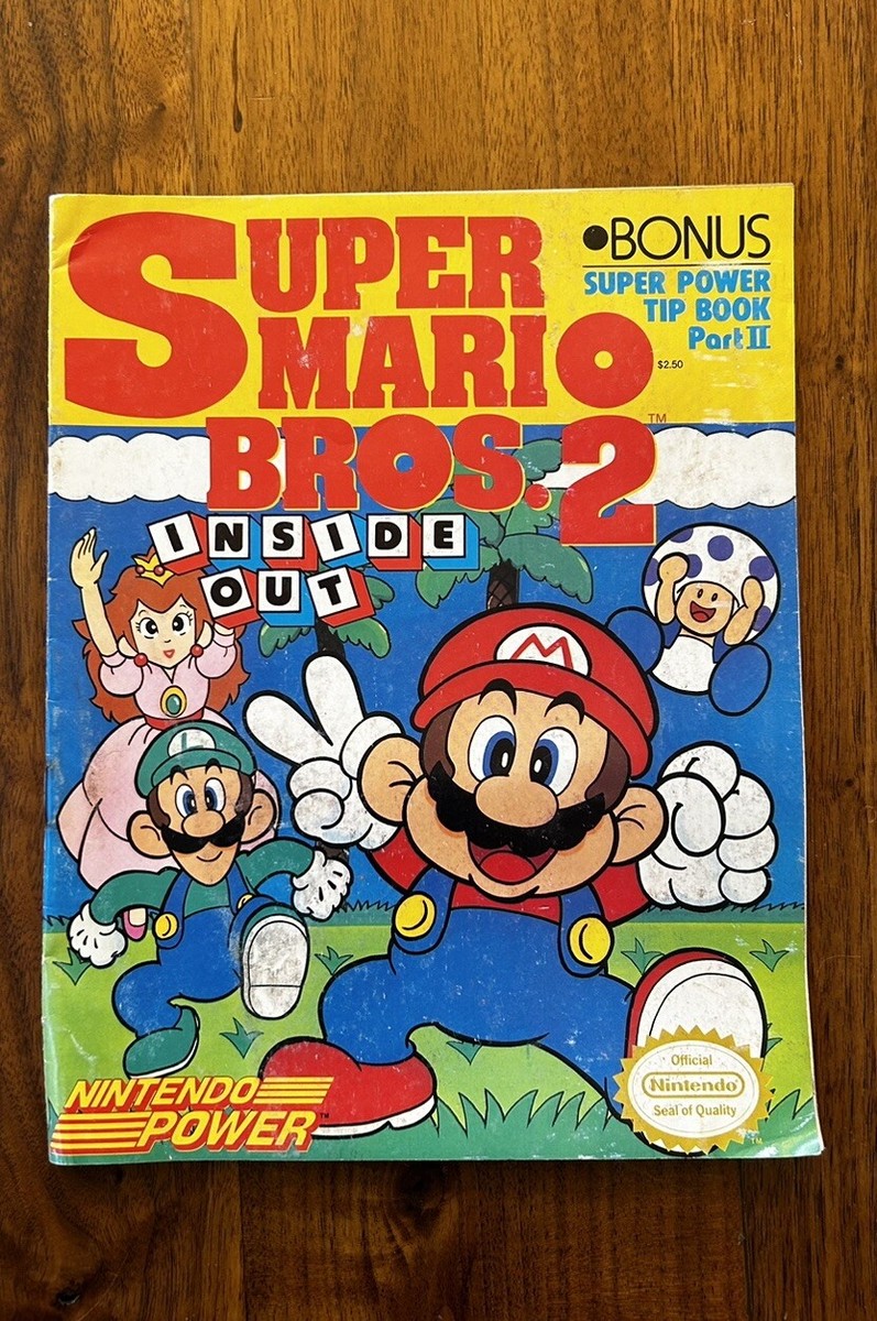 Super Mario Bros. 2 Inside Out Nintendo Power Bonus Super Power
