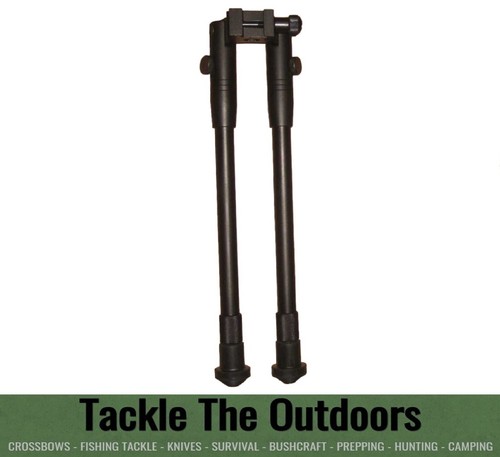 Adjustable Fold Up PCP Air Rifle Bipod 20mm Picatinny Weaver Rail Long Leg 14.5" - Picture 10 of 11
