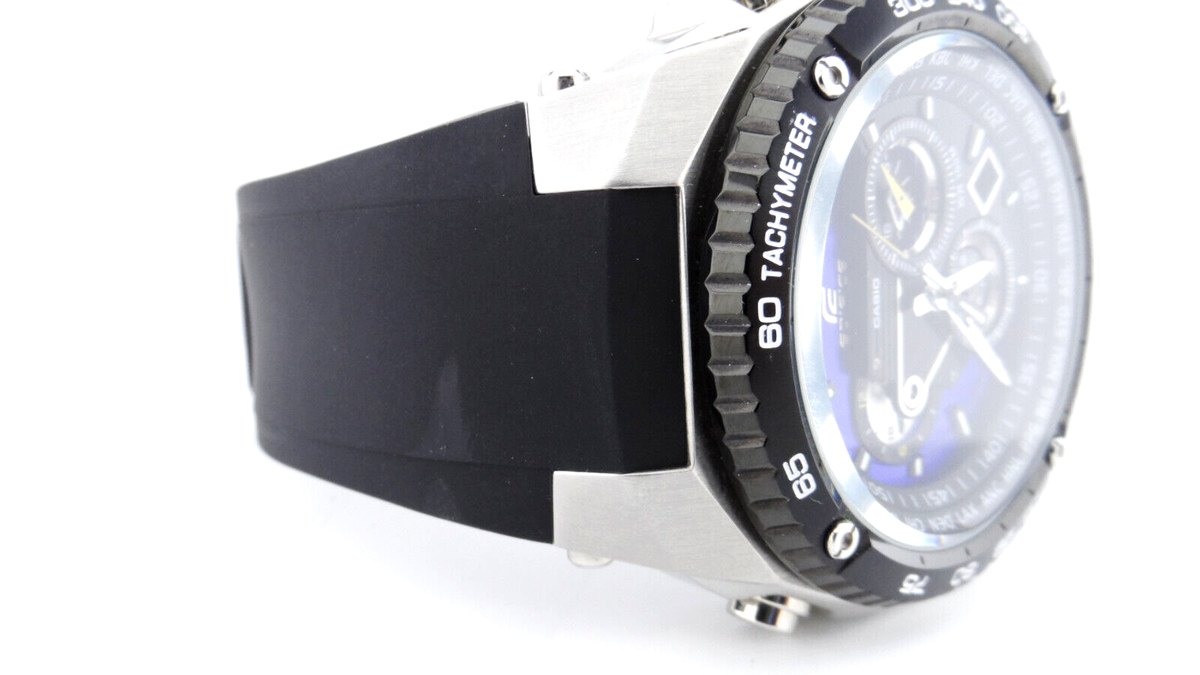 Casio EFE500 Edifice Chronograph Date Blue/Black Dial Tachymeter