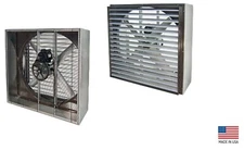 EXHAUST FAN Industrial - Belt Drive - 48" - 1.5 Hp  115/230V/1P - 21,500 CFM