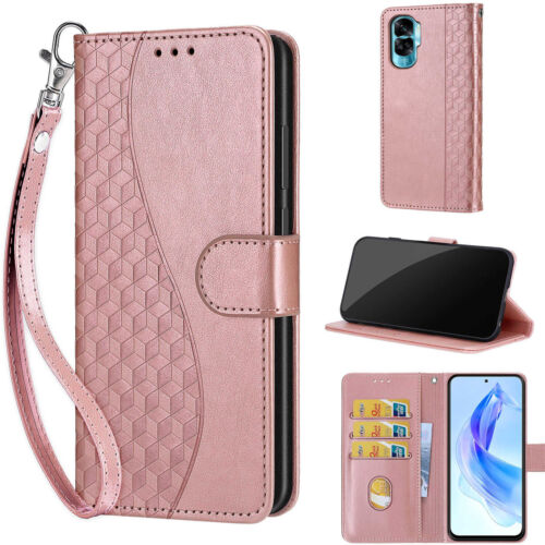 For Various Phone Classic Leather Wallet Case Flip Stand Cover Card Bag Hot Girl - Picture 1 of 17