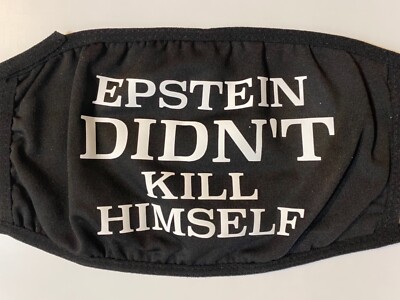 Epstein Face Mask, Jeffrey Epstein Face Mask, Face Mask 2021, Adult