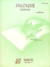 Jalousie Sheet Music Advanced Piano Solo Jacob Gade Tango Tzigane Recital Piece