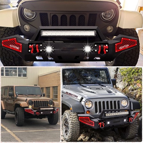 Parachoques delantero para For JEEP Wrangler Rubicon JK 2007 2008-2016 2017 2018 - Picture 12 of 12