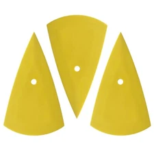 3PCS Triangle Corner Squeegee Car Window Tinting Film Install Vinyl Wrap Tool