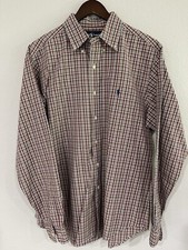 Polo Ralph Lauren Classic Fit Red Plaid Button Down Shirt Men s Size 16 Large