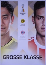 Programm & Aufstellung Supercup 2017 Borussia Dortmund - Bayern München