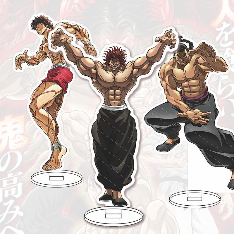 15CM Hanma Baki Jack Yujiro Anime Acrylic Stand Figure Model Collection  Standee
