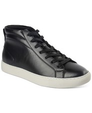 Alfani Mens Jensen Mid-Top Sneaker Black Sz 9...