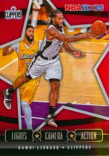 Kawhi Leonard 2020-21 NBA Hoops Basketball Lights Camera Action Insert Card #19