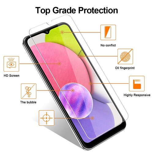 For Samsung Galaxy A12 A13 A23 A53 5G A03 Tempered Glass Protector Wholesale Lot - Picture 7 of 18