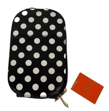Monarque Signature Series Crossbody Bag Wallet Purse Polka Dot