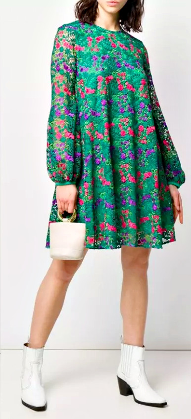 GIAMBA Collection Giambattista Valli MACRAMÉ EMBROIDERED DRESS US M/IT 44  $1380 image 9