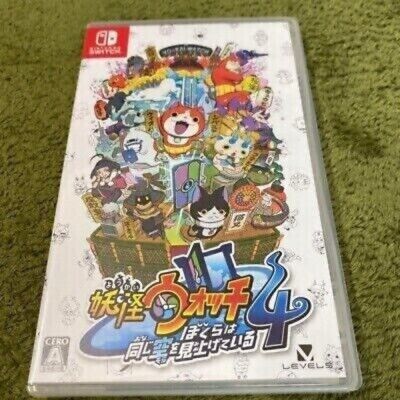 Nintendo Switch Yokai Watch 4 We are looking up at the same sky Tested used