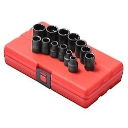 Sunex 2841 1/2-Inch Drive Pipe Plug Socket Set, Ale/Feale Set, Cr-o - Foto 12