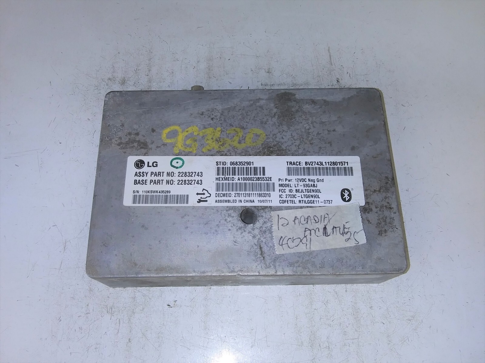 2012 GMC Chevy 22832743 ONSTAR Communication Unit Module for sale ネックレスとかんざし