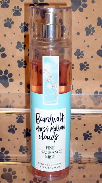 bath and body works boardwalk marshmallow clouds fine fragrance mist 8 fluid ou