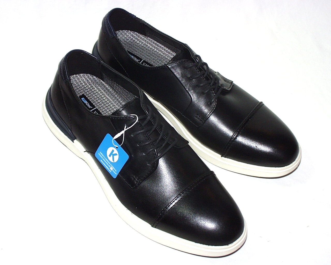 SAOLA Vince Camuto Kulkote VM Fluer Cap Toe Oxford tomaia in pelle nero US 9 5 nuovo