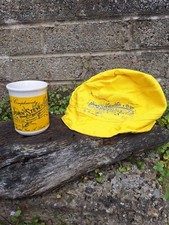 Vintage 80s Advertising Mug And Hat. John Stevenson Coalisland Ireland Timber...
