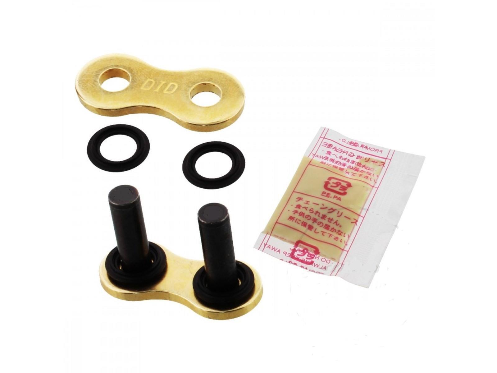 DID 525 VX3 G&B Full Rivet Lock In Gold