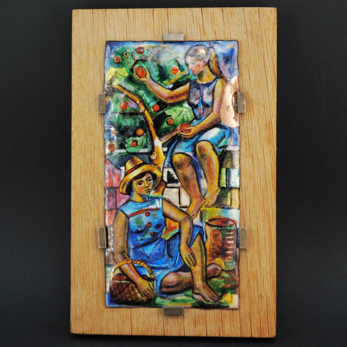 Peinture Femme Nu Style Fauvisme - Huile Sur Panneau - Art Atelier 2000 - Œuvre érotique