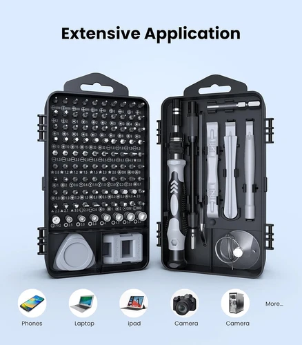 115 in 1 Präzisions Schraubendreher Set Reparatur Werkzeug Kit für Laptop Computer PC Telefon - Bild 3 von 17