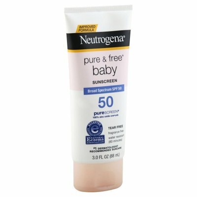neutrogena pure and free baby sunscreen spf 50