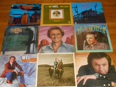 MEL TILLIS lot 9x LP me and pepper GREATEST HITS detroit city NIGHT TRAIN friend