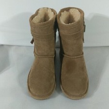 BearPaw Val Youth Hickory Brown Boots - size 2 Y