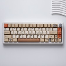 143 Keys Vintage Stamp Dye Subs PBT Keycap Set Retro Style Key Caps