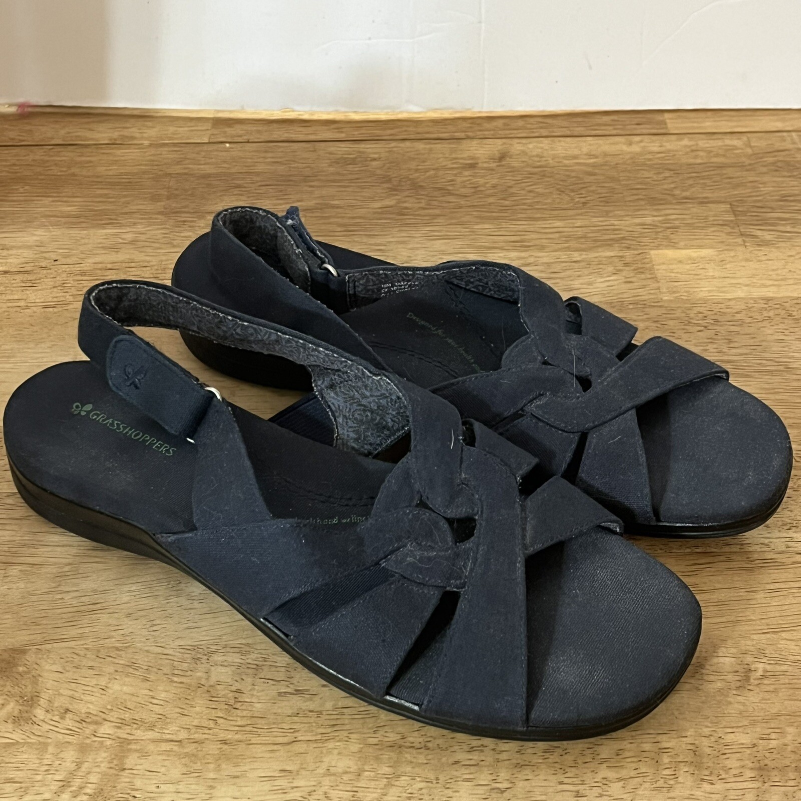 APL Sandali donna Grasshopper sportivi piatti nuovi blu estivi taglia 10