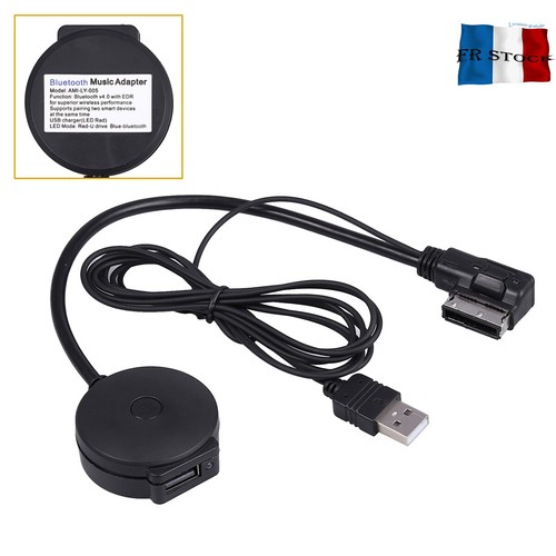 Câble Adaptateur Auxiliaire 3.5mm Pour Système MDI/AMI Audi, VW, Skoda - Connexion MP3