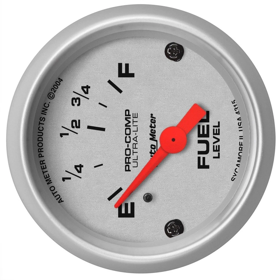 Medidor de nivel de combustible eléctrico AutoMeter 4315 Ultra-Lite Foto 2 de 4
