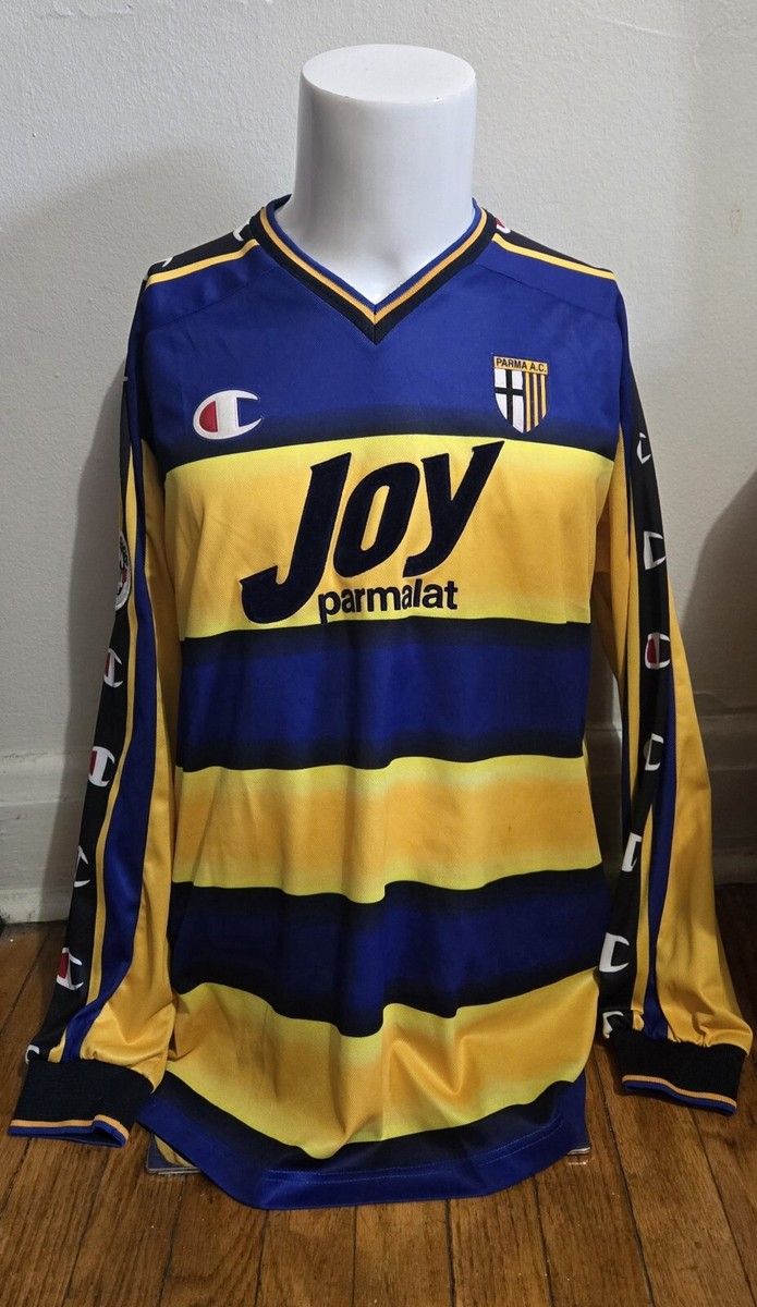 00s Champion Football Jersey パルマ セリエA Champion L 2001-0 Parma AC Home Soccer Football jersey #17