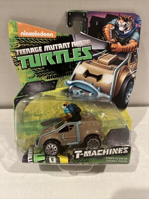 TMNT Teenage Mutant Ninja Turtles T-Machines TIGER CLAW in Safari Truck RARE