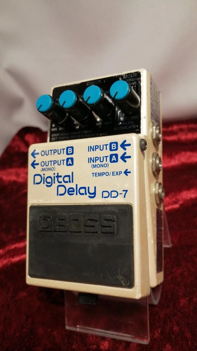 Boss DD-7 Digital Delay Guitar Effect Pedal Tested From Japan