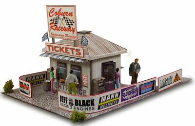 1/32 Slot Car Ticket & Gate Entrance Fit Carrera, Scalextric, Strombecker, Eldon