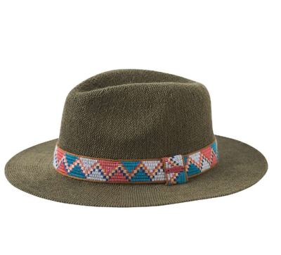 Prana Unisex Cybil Knit Fedora Hat Green One Size | eBay display picture 3