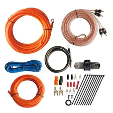 RD Rock Direct True Spec 8 Gauge Car Audio Cable Amp Wiring Kit - 2 Channel C...