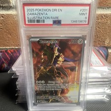 Pokémon Zamazenta Illustration Rare Holo Destined Rivals PSA 9 201/182 2025