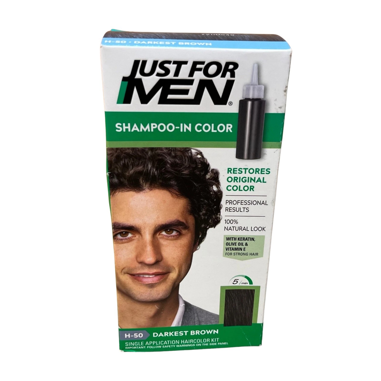 H-50 Darkest Brown Shampoo-in Color
