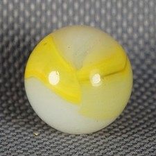 Vintage Marble: Mint 5/8 Peltier Glass Translucent Rainbo -One Killer Old Mib