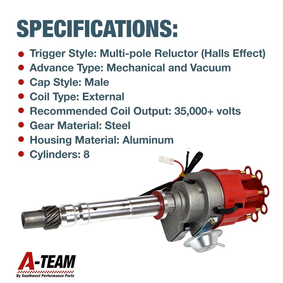 A-Team Performance R2R Complete Distributor - Ready 2 Run for Chevy SBC ...