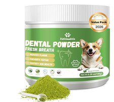 Dog Dental Powder, Dog Teeth Cleaning Powder for Fresh Breath Tartar Remove