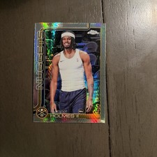 2025-26 Topps Chrome DaRon Holmes II #75 Pulsar Refractor Denver Nuggets